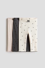 H&M 3-pack Cotton Leggings
