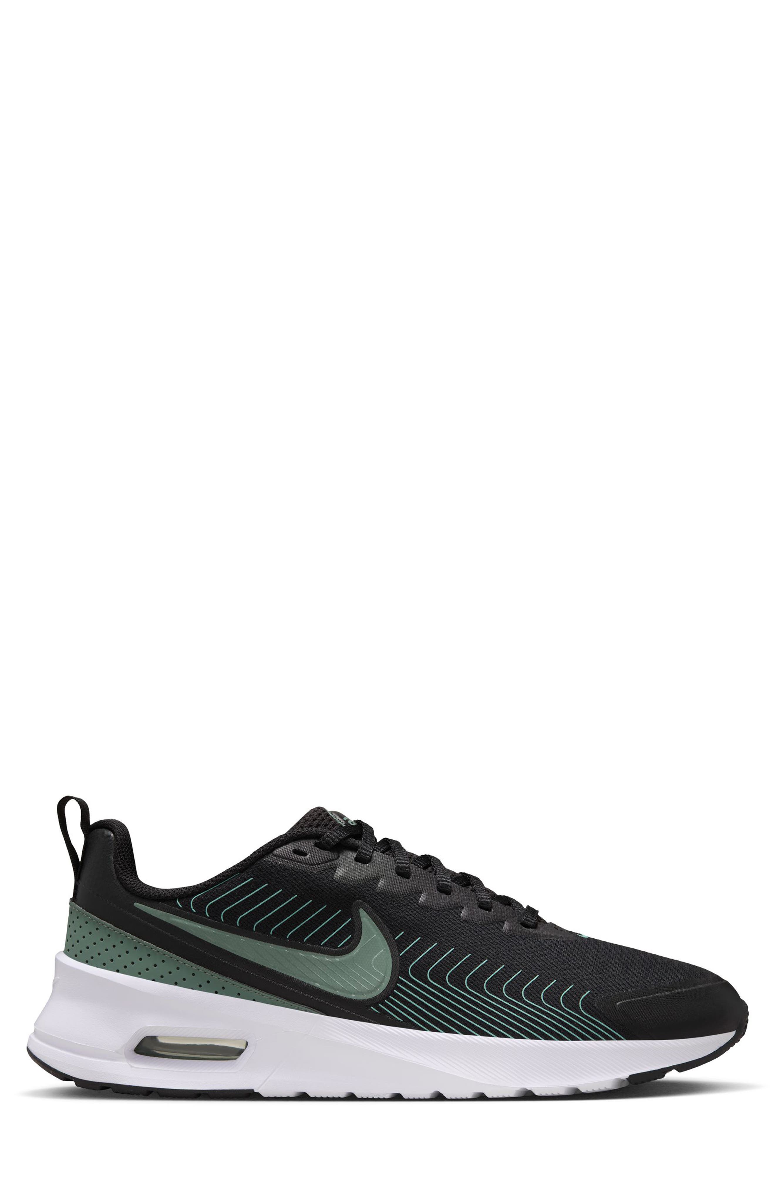 Air Max Nuaxis Sneaker, Alternate, color, BLACK/ CLAY GREEN
