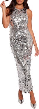 Petal & Pup Brielle Pailette Sequin Midi Dress