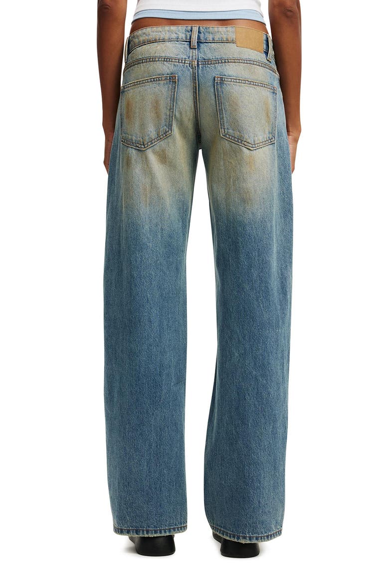 Women's Low Rise Straight Jean, Alternate, color, Stefani Blue