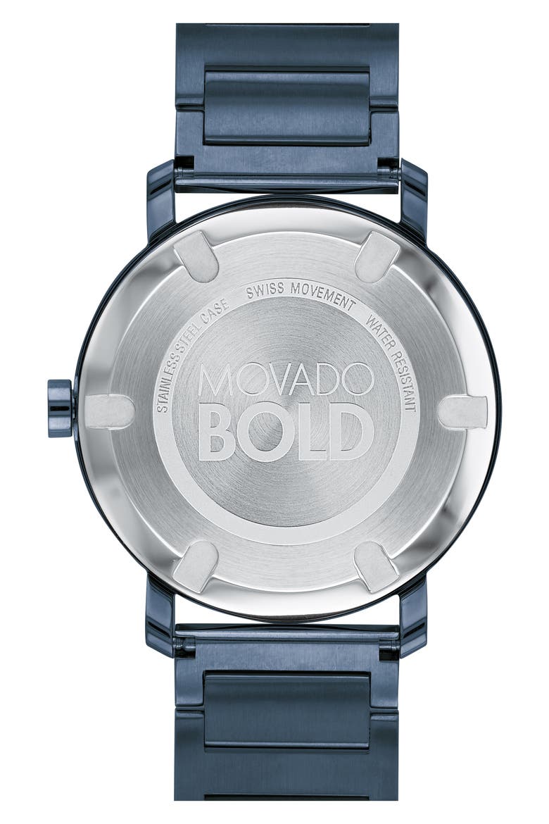 Bold Evolution Bracelet Watch, 40mm, Alternate, color, BLUE