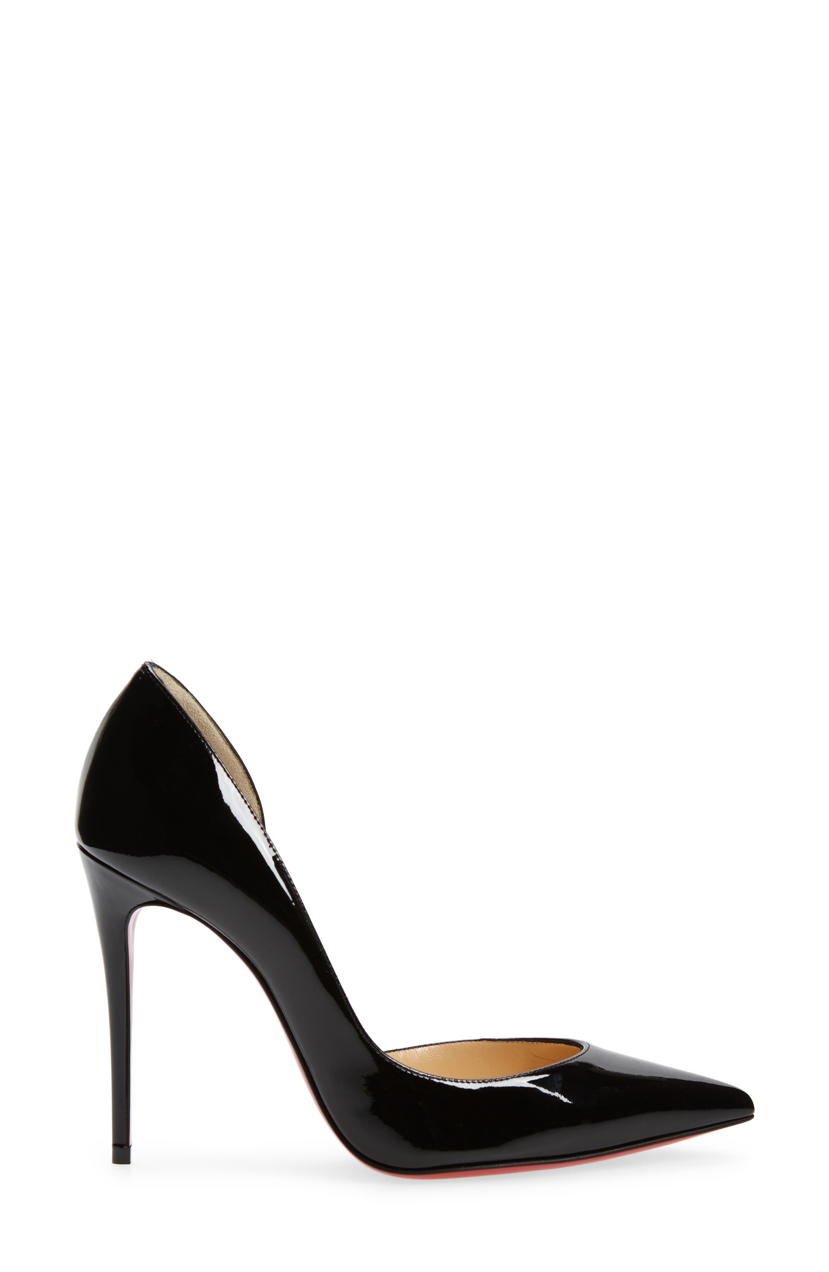 Christian Louboutin Iriza Pointed Toe Half d'Orsay Pump, Alternate, color, 