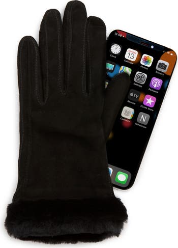 小物 UGG CLASSIC LTHR SHORTY TECH GLOVE Classic Leather Shorty Tech Glove | UGG Official®
