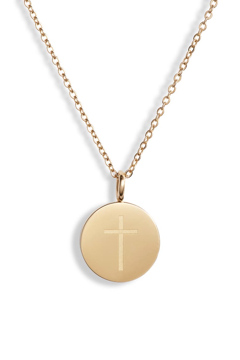 Charmy Necklace, Main, color, GOLD - CROSS