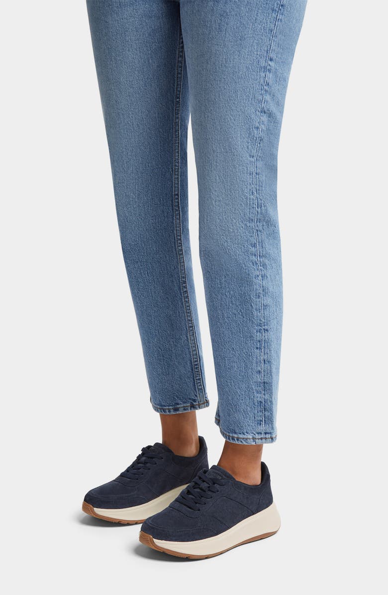 FitFlop F-Mode Platform Sneaker, Alternate, color, Midnight Navy