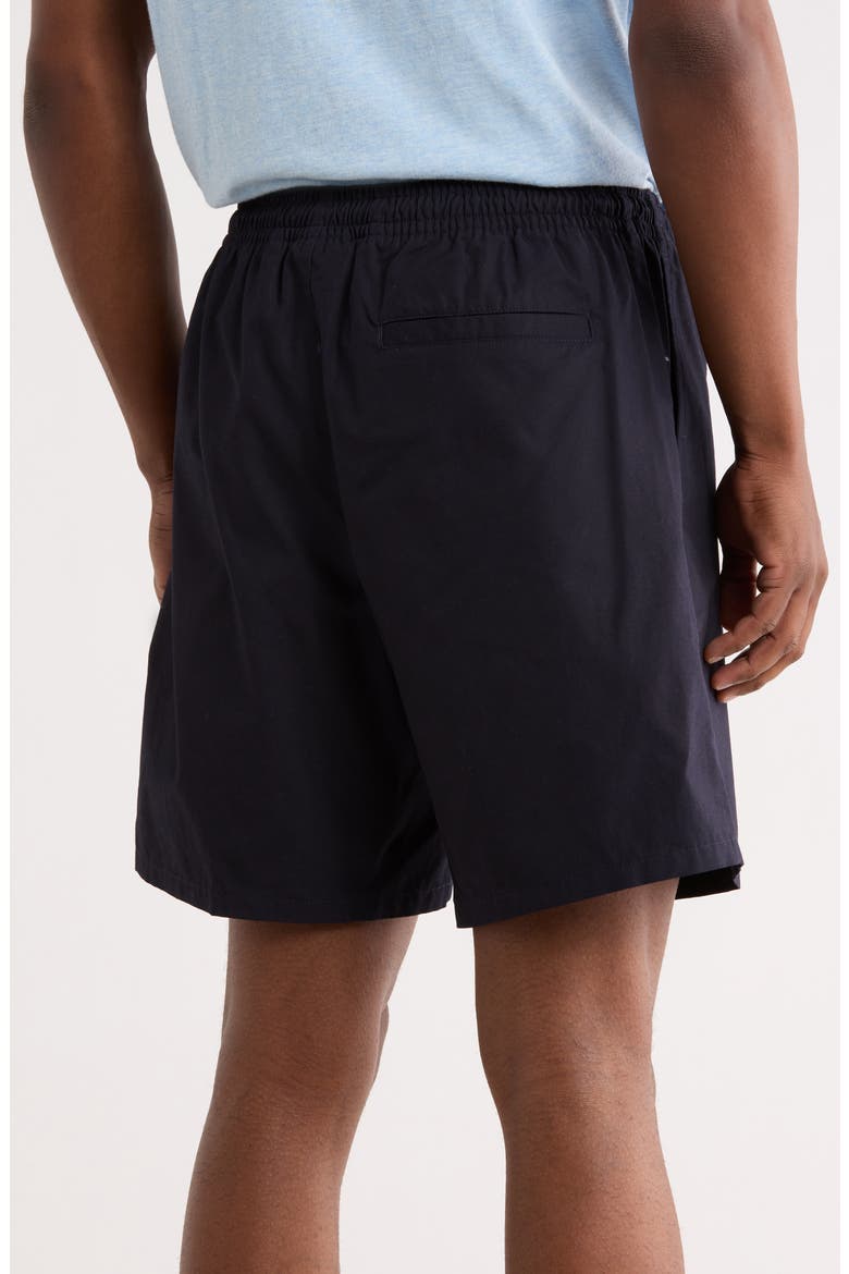 Relaxed Cotton Twill Shorts, Alternate, color, ABYSM