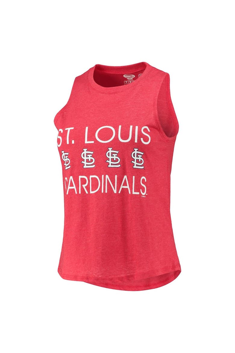 Women's Concepts Sport Navy/Red St. Louis Cardinals Meter Muscle Tank Top & Pants Sleep Set, Alternate, color, Navy
