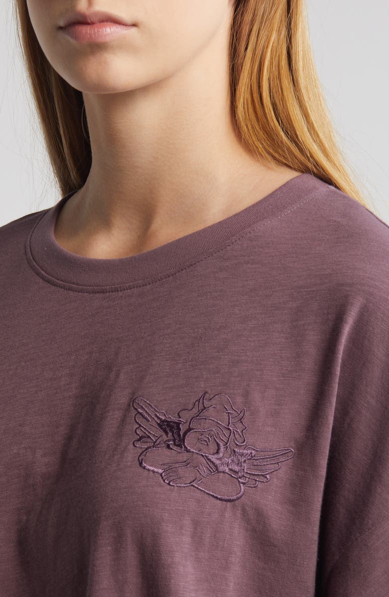 BOYS LIE Fool's Gold Embroidered Logo Slub Cotton T-Shirt, Alternate, color,