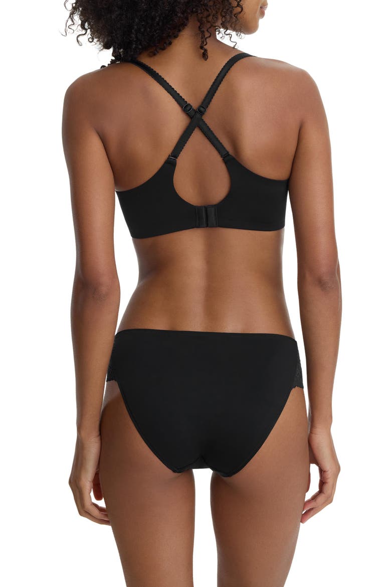 Captivate Full Coverage Unlined Lace Bra, Alternate, color, Black