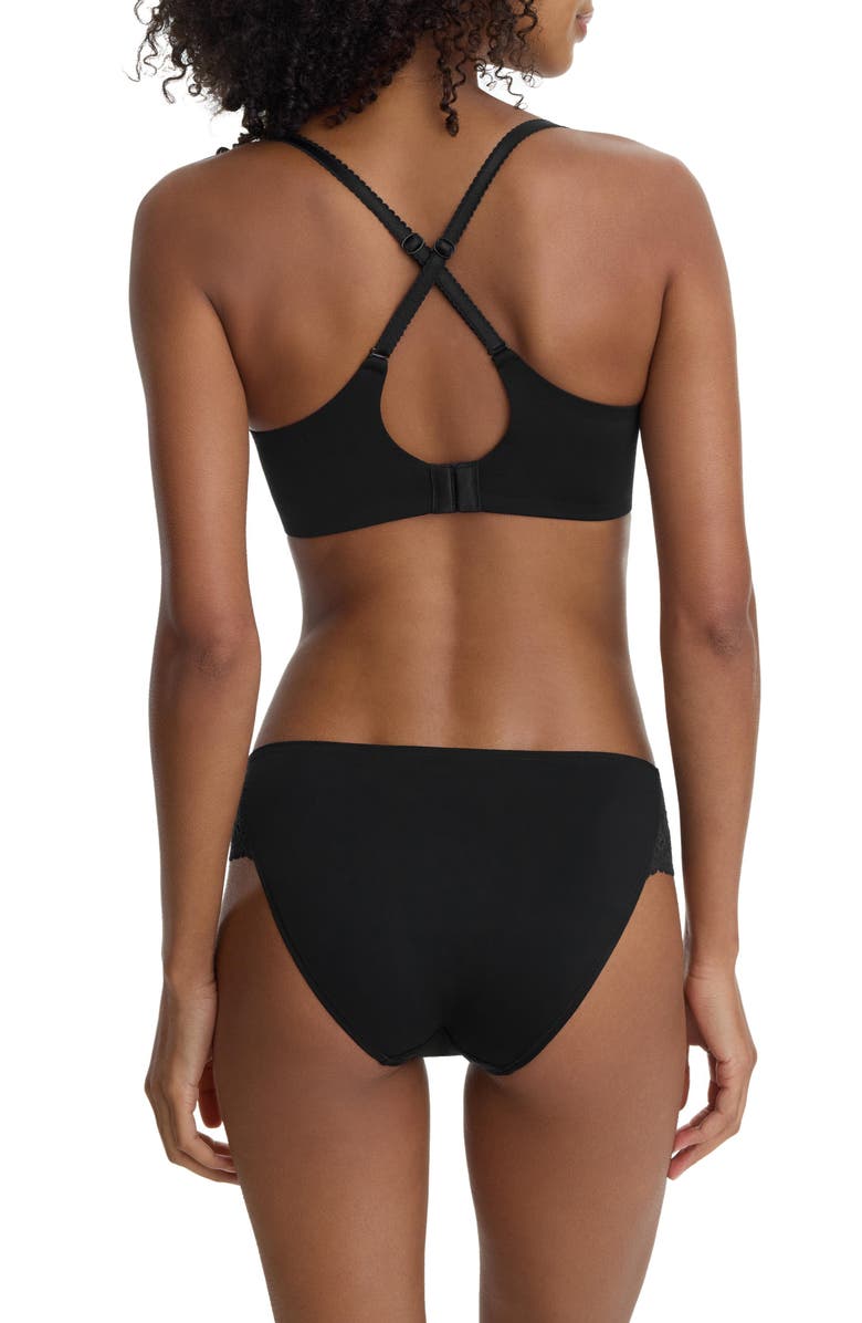 Skarlett Blue Captivate Full Coverage Unlined Lace Bra, Alternate, color, Black