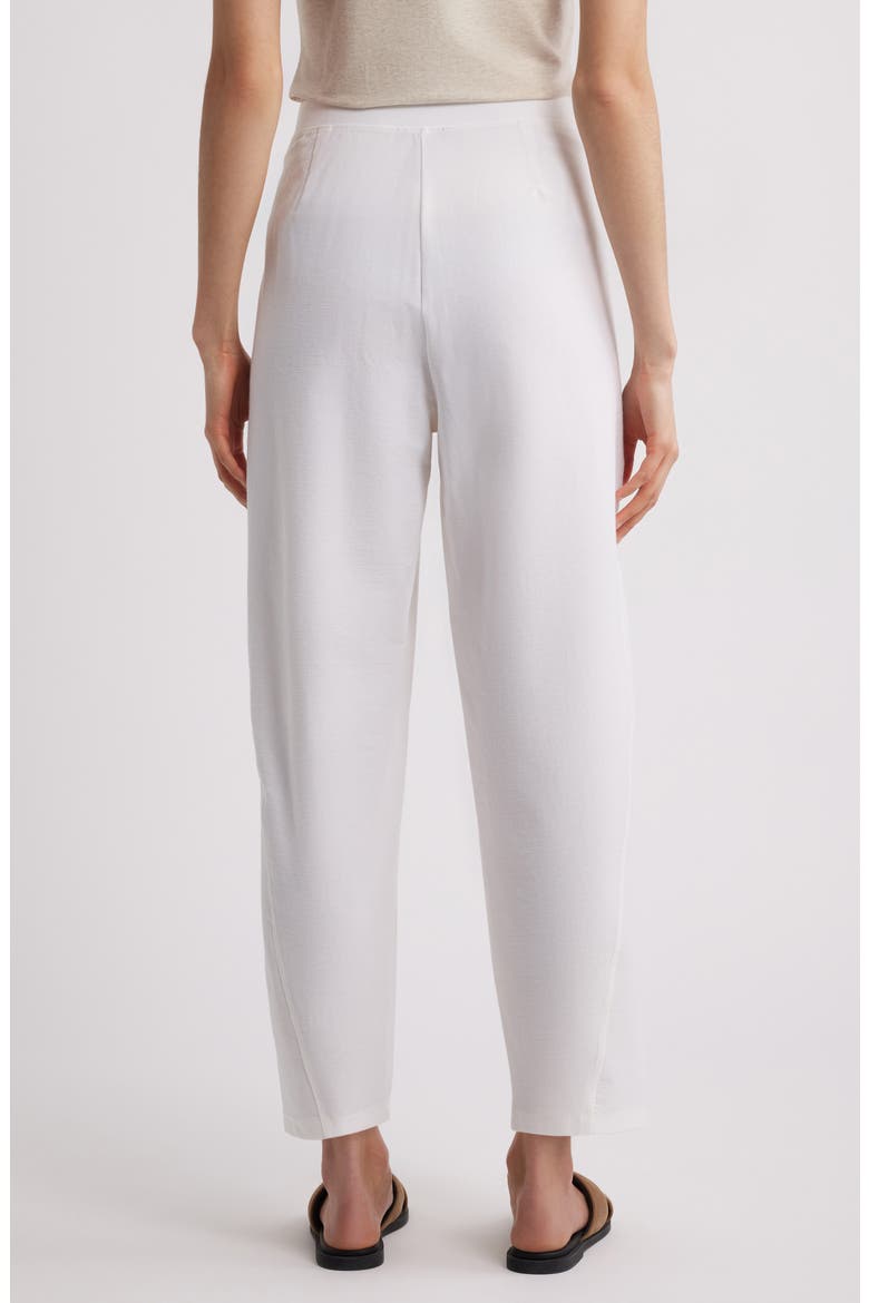 Ankle Length Knit Lantern Pants, Alternate, color, WHITE