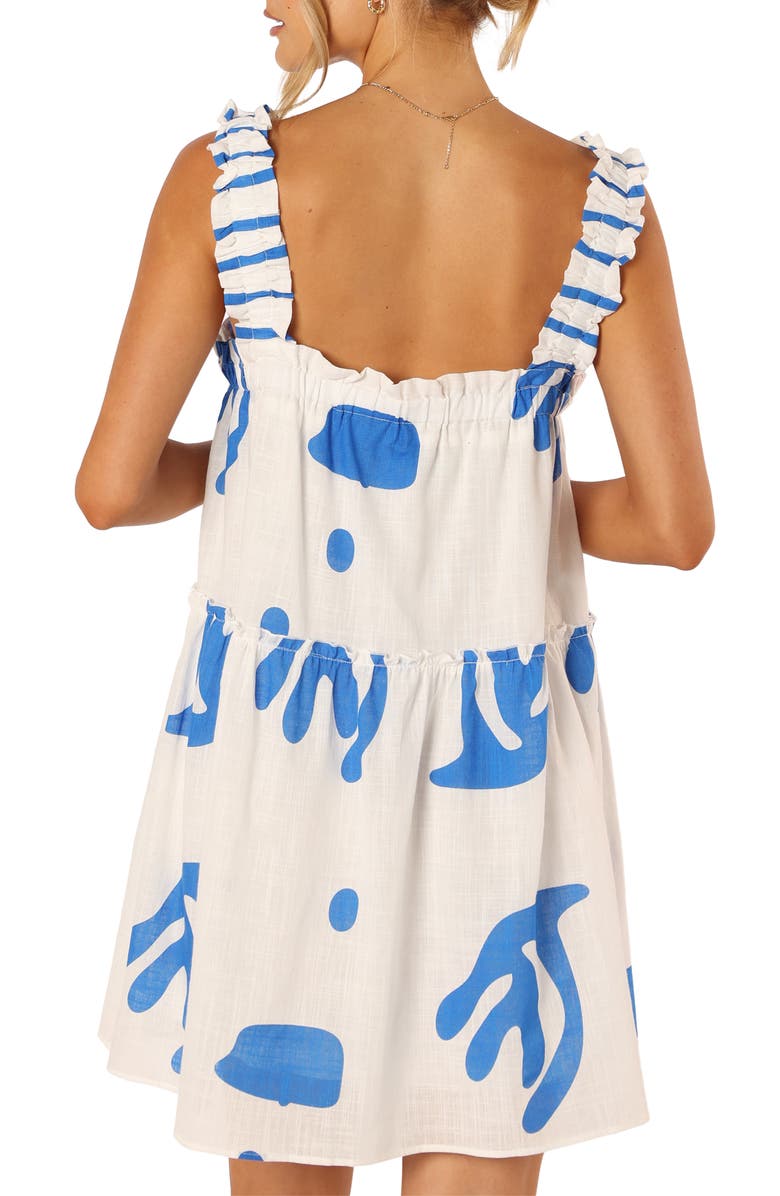 Petal & Pup Elena Print Sleeveless Minidress, Alternate, color,