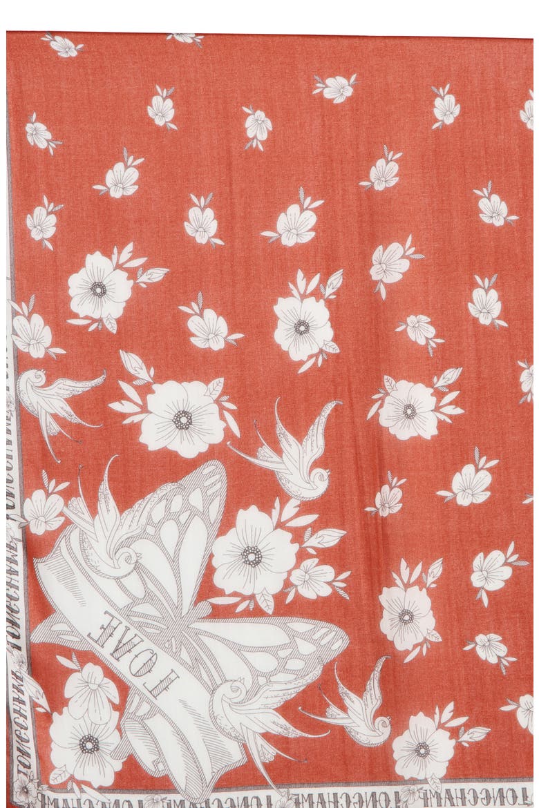 Print Scarf, Alternate, color, SAFFRON