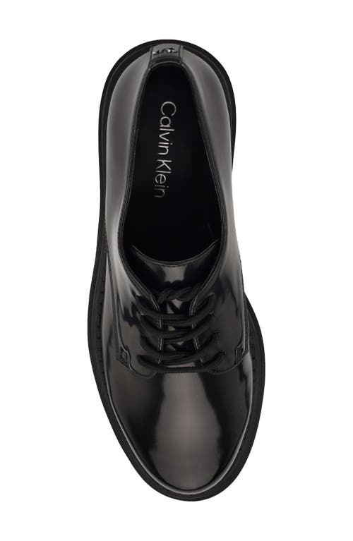 Calvin Klein Graysil Platform Derby In Black