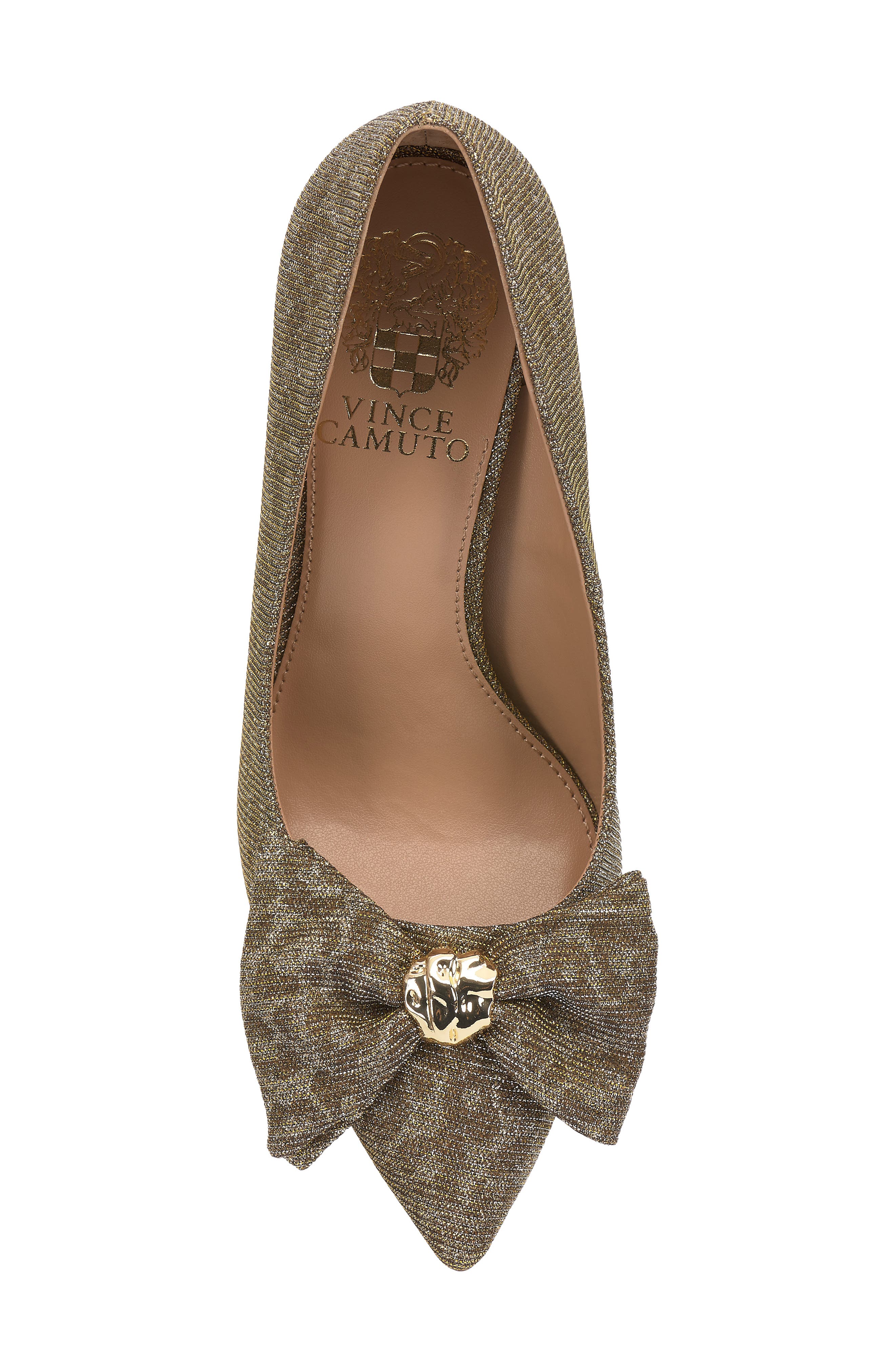 Vince Camuto Haylez Pointed Toe Pump, Alternate, color, Lightt Bronze