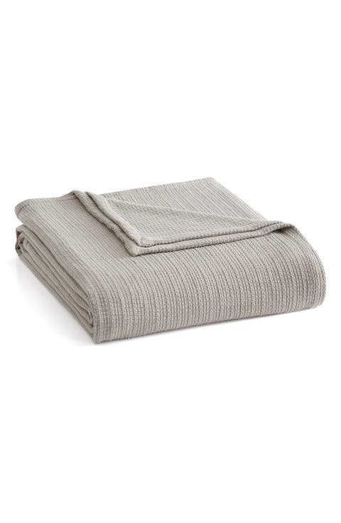 Bedford Tile Basket Weave Cotton Blanket