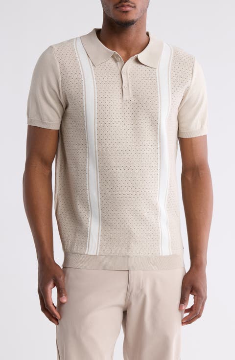 Slim Fit Sweater Knit Polo
