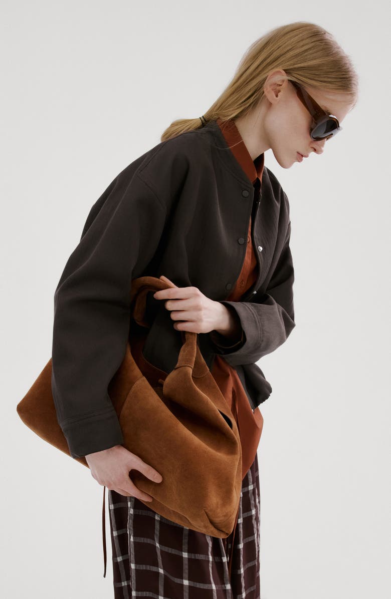 MANGO Oversize Bomber Jacket, Alternate, color,