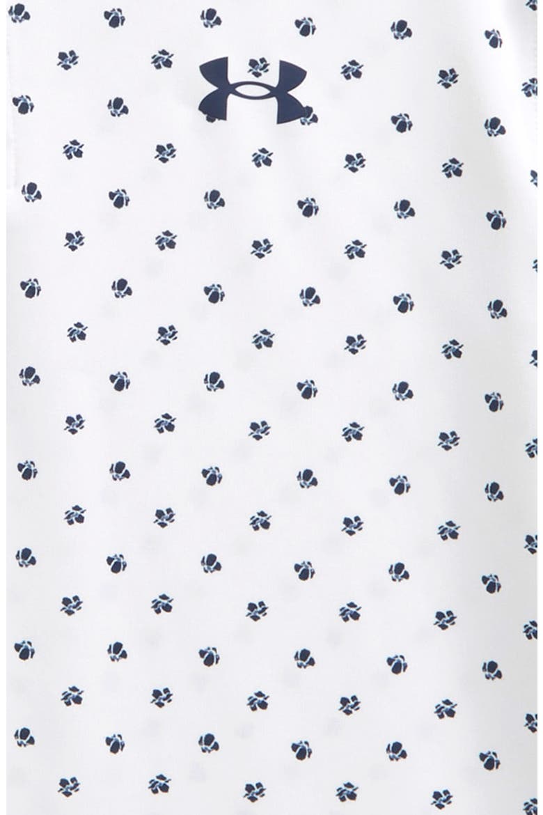 Kids' Poppie Performance Polo, Alternate, color, WHITE / ACADEMY / ACADEMY