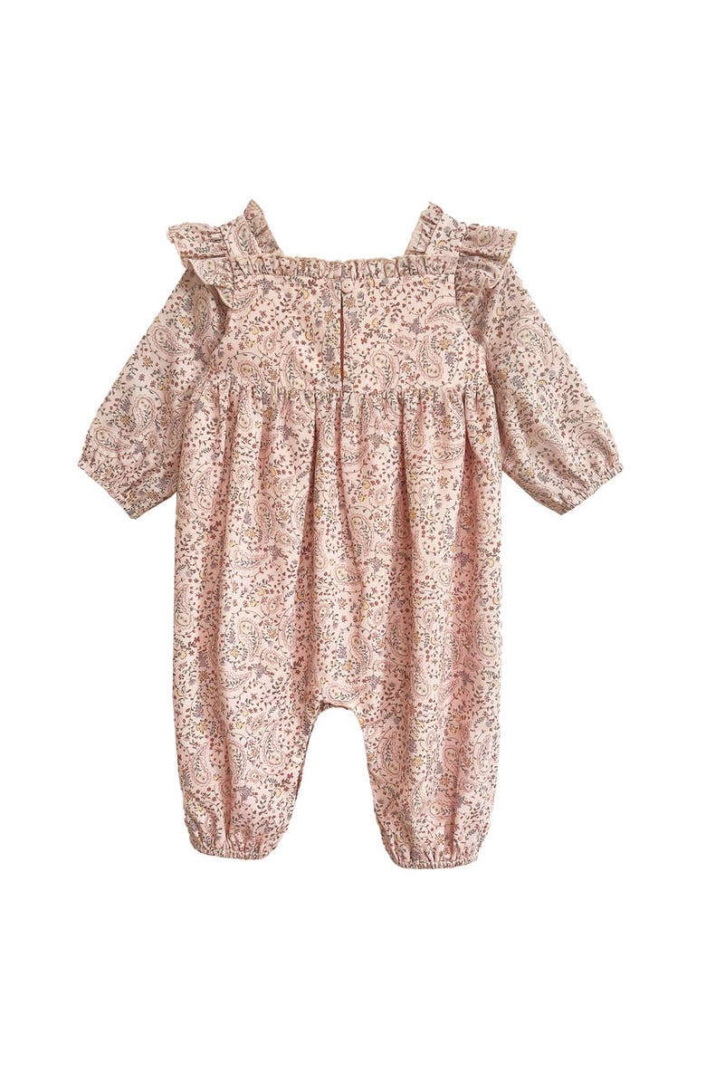 Mabel + Honey Paisely Romper, Alternate, color, Pink