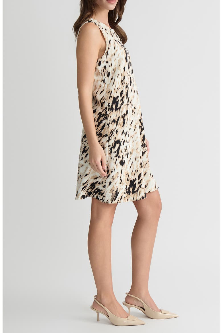 Sleeveless Swing Dress, Alternate, color, TOASTED WHEAT MULTI