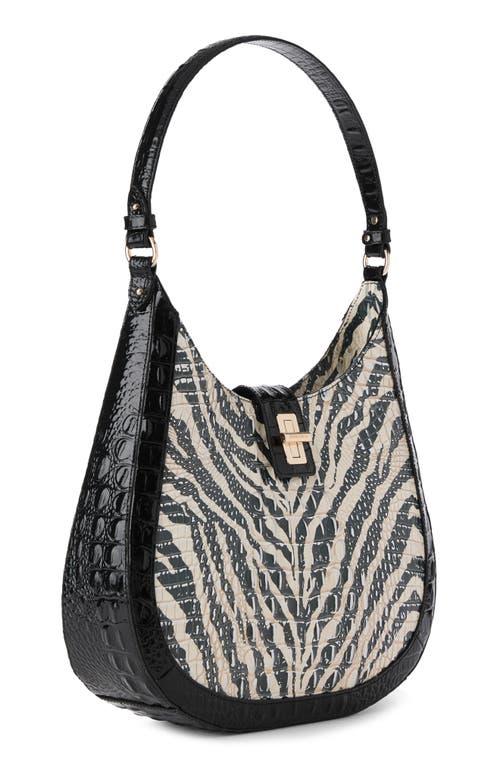Brahmin Fallon Shoulder Bag In Animal Print