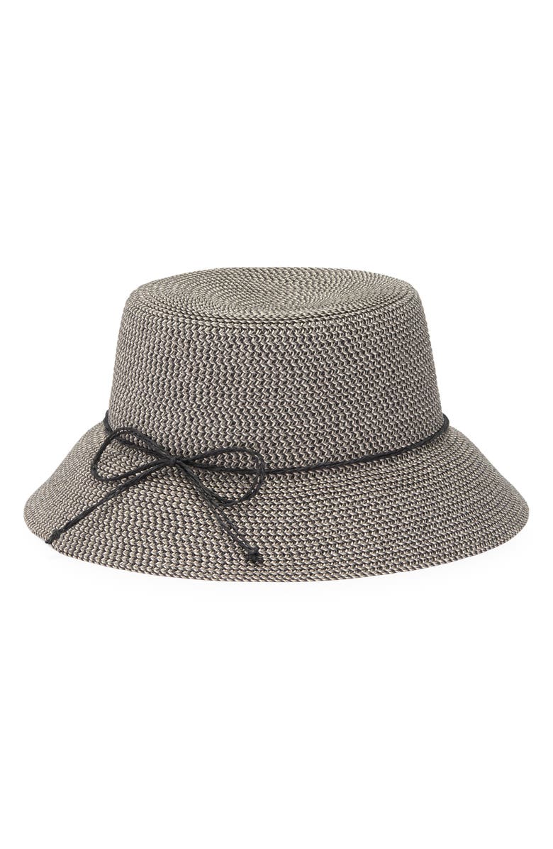 Nine West Classic Straw Bucket Hat, Alternate, color,