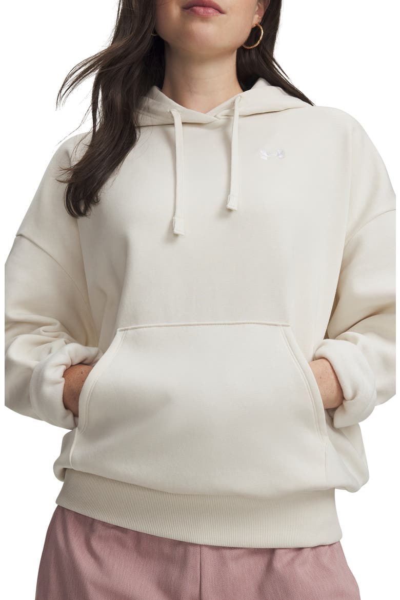 Rival Fleece Oversized Hoodie, Main, color, STONE