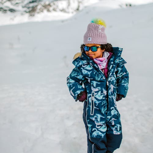 Turtle Fur Kids Suzie Pom Winter Hat In Green