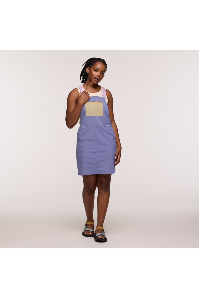 Tolima Overall Dress - Women's, Alternate, color, Blue Smoke