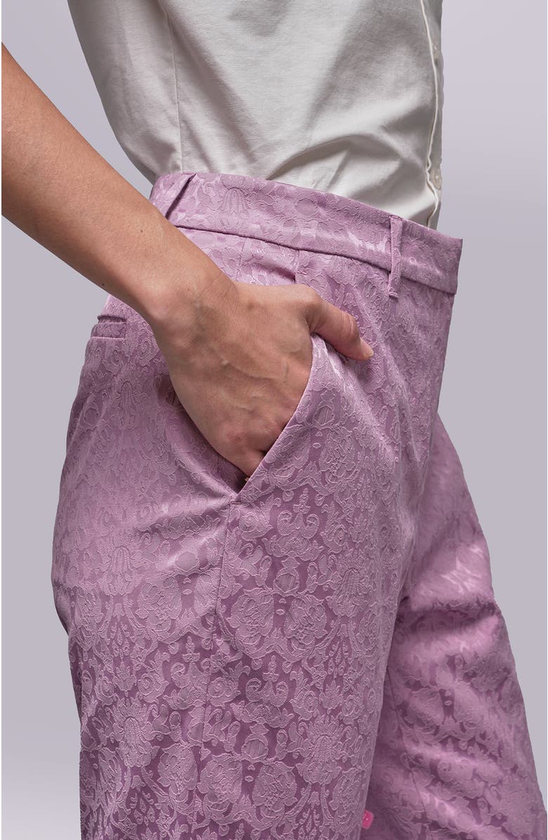 WILDFANG The Empower Jacquard Slim Crop Pant, Alternate, color, Mauve
