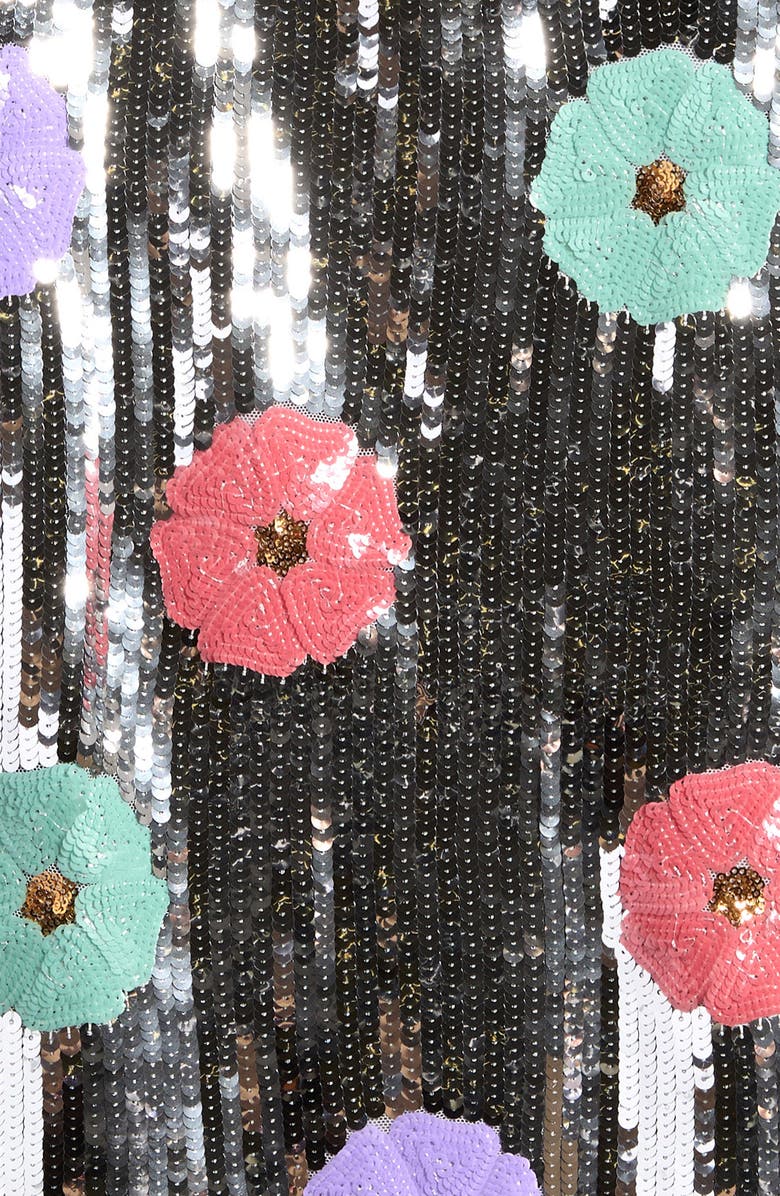 LOVE, NICKIE LEW Kids' Floral Sequin Dress, Alternate, color,