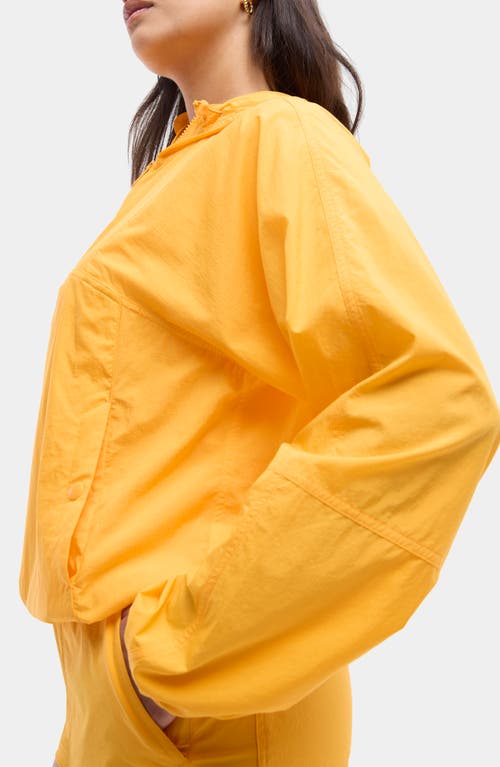 Halfdays Joyner Windbreaker Anorak In Zinnia