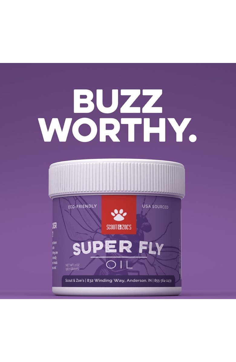 Scout & Zoe's Super Fly Black Soldier Fly, Larvae Oil, 1oz Jar, All Pets, Alternate, color, Multicolored