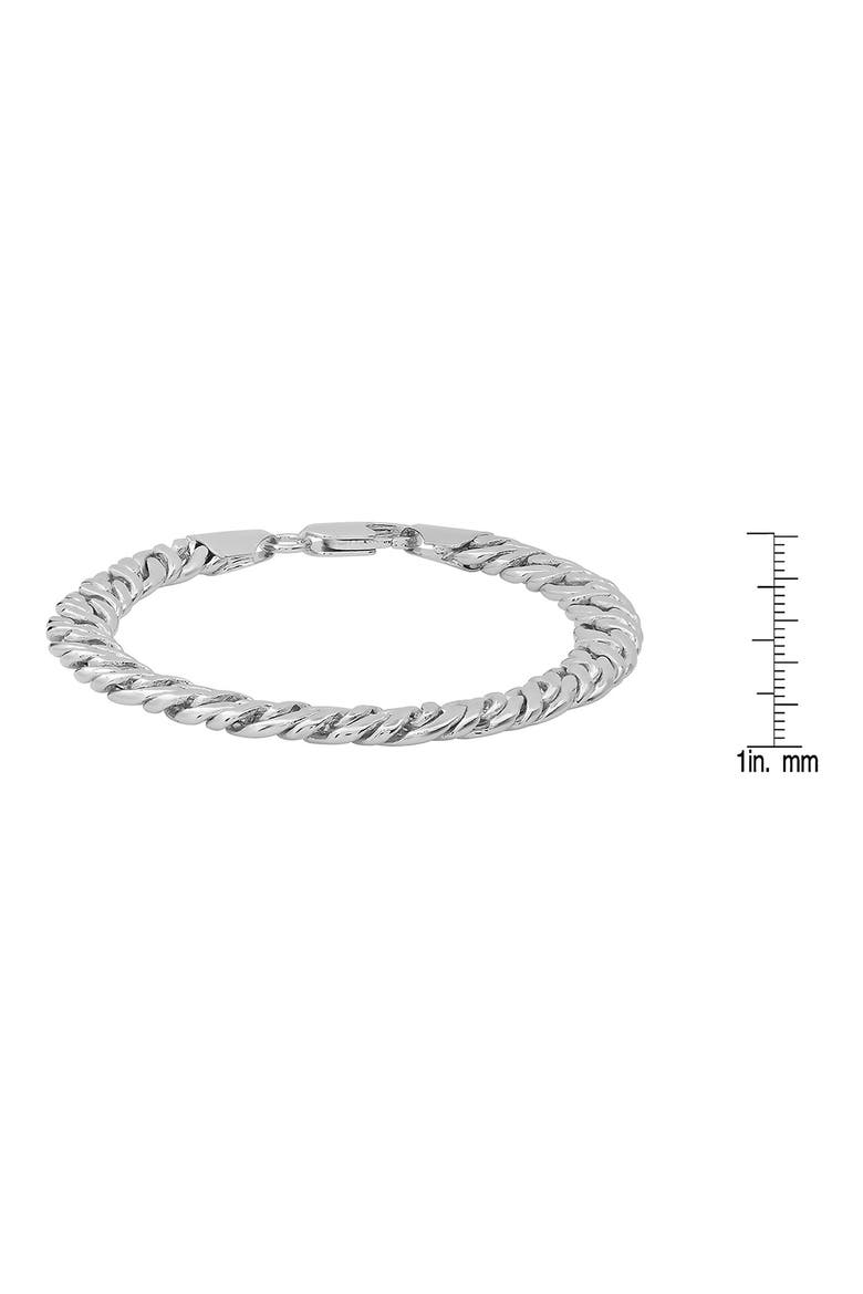 Curb Chain Bracelet, Alternate, color, METALLIC