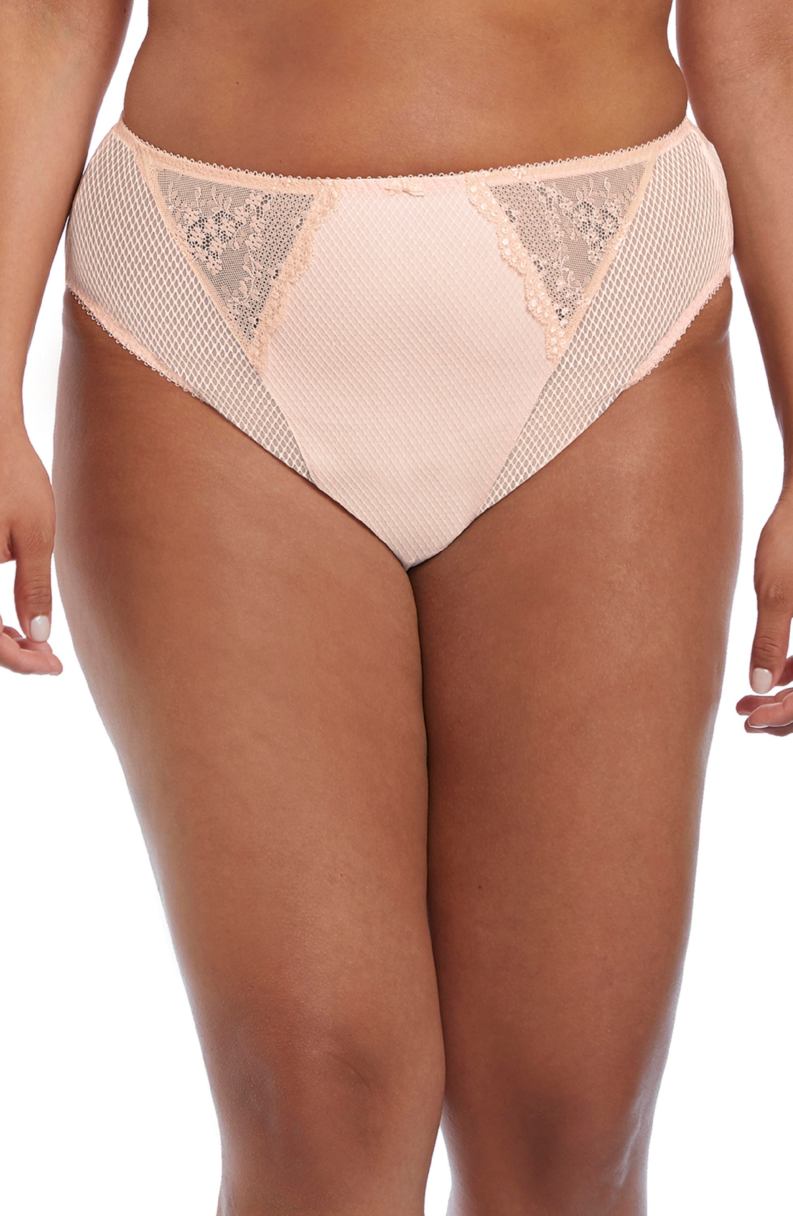 Elomi Charley High Cut Briefs in Ballet Pink 