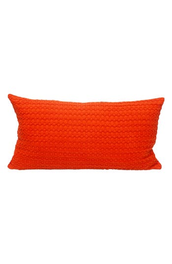 Parkland Collection Embossed Throw Pillow In Orange
