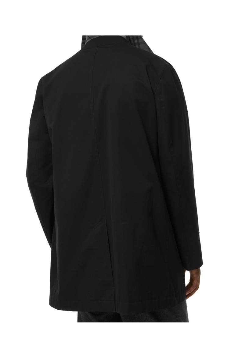 Long Detachable Gilet Car Coat, Alternate, color, Black