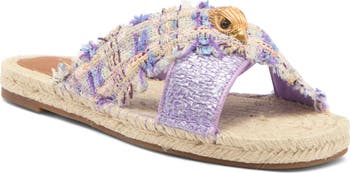 Kensington Espadrille Slide Sandal
