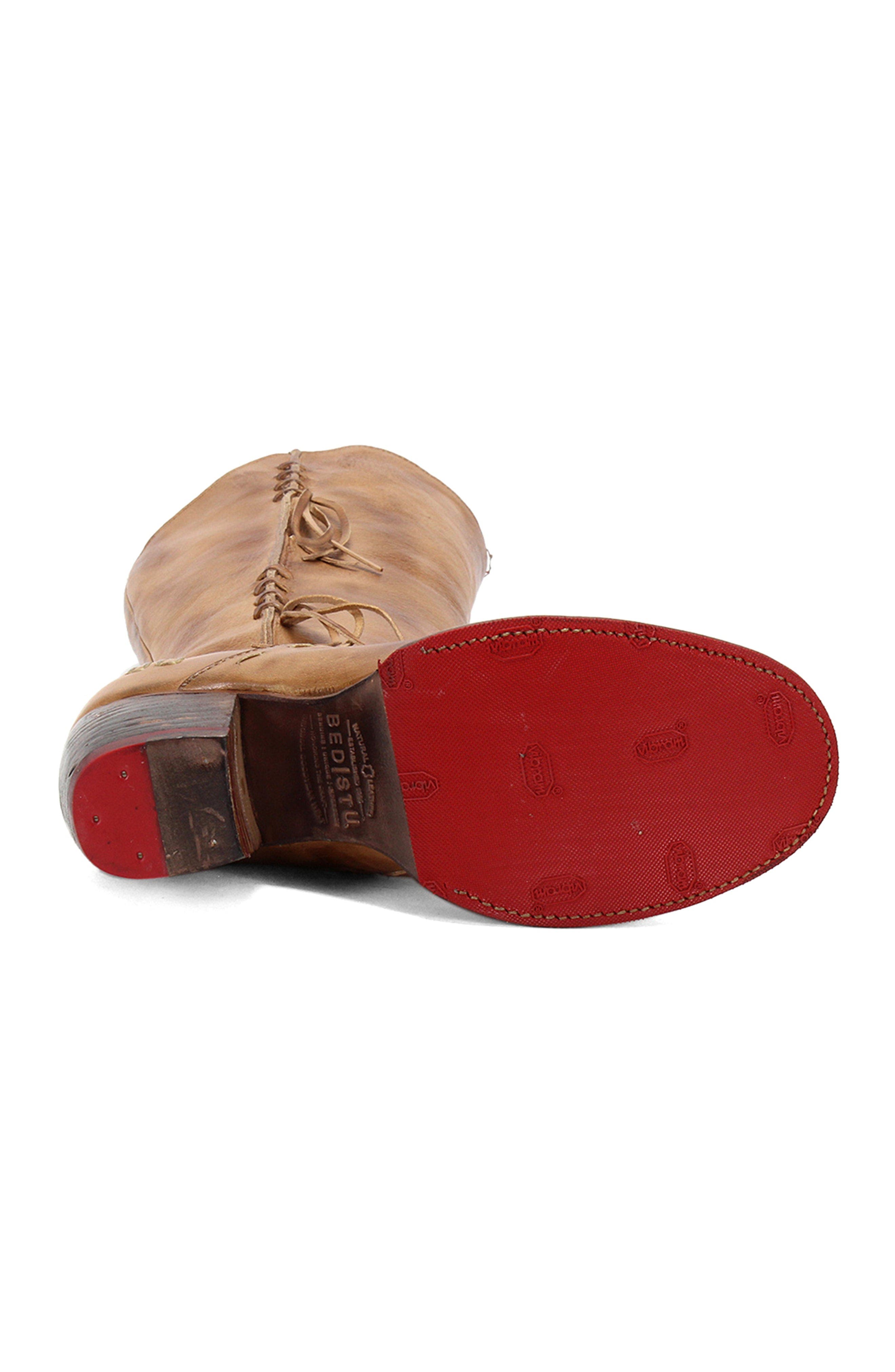 Bed Stu Charis Tall Boot, Alternate, color, Tan Rustic