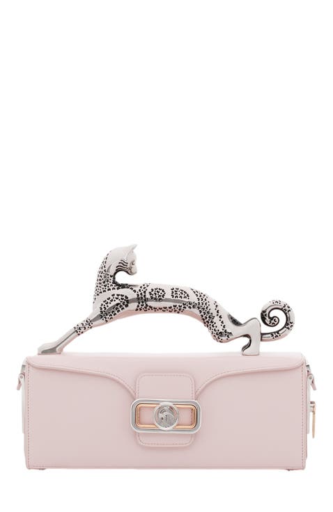 Medium Leather Pencil Cat Bag