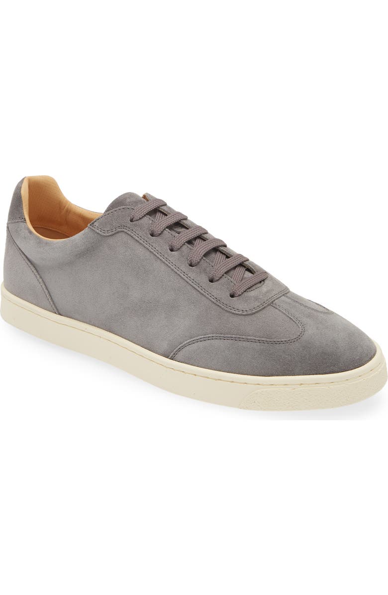 Brunello Cucinelli Suede Low Top Sneaker, Main, color, Light Grey