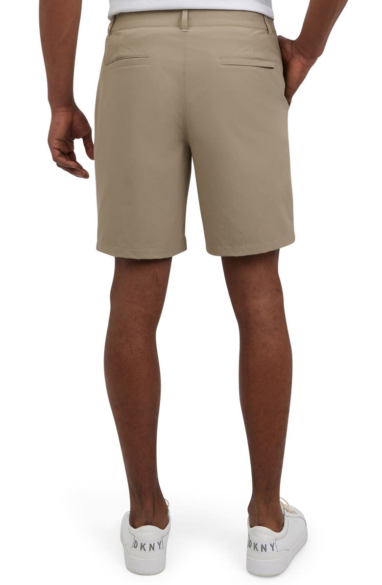 DKNY SPORTSWEAR Kelton Tech Chino Shorts, Alternate, color, Cafe