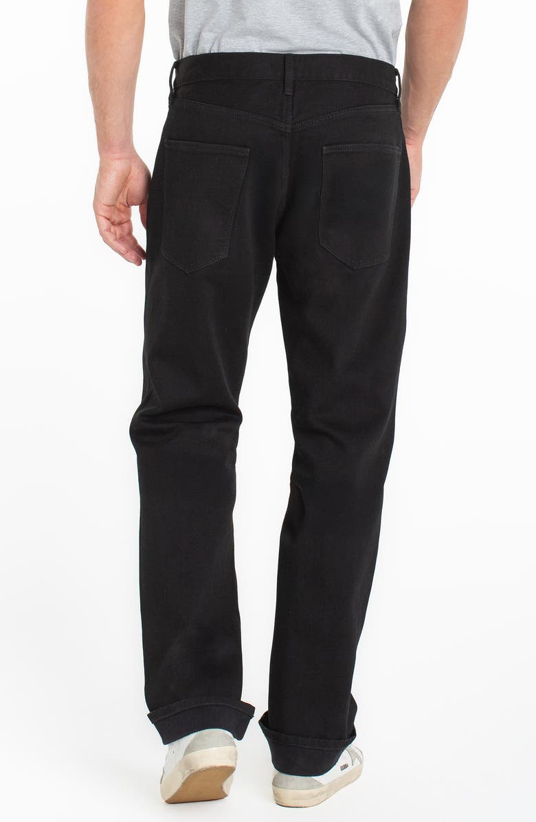 Liverpool Los Angeles Bedford Vintage Straight Jeans, Alternate, color, Black Rinse