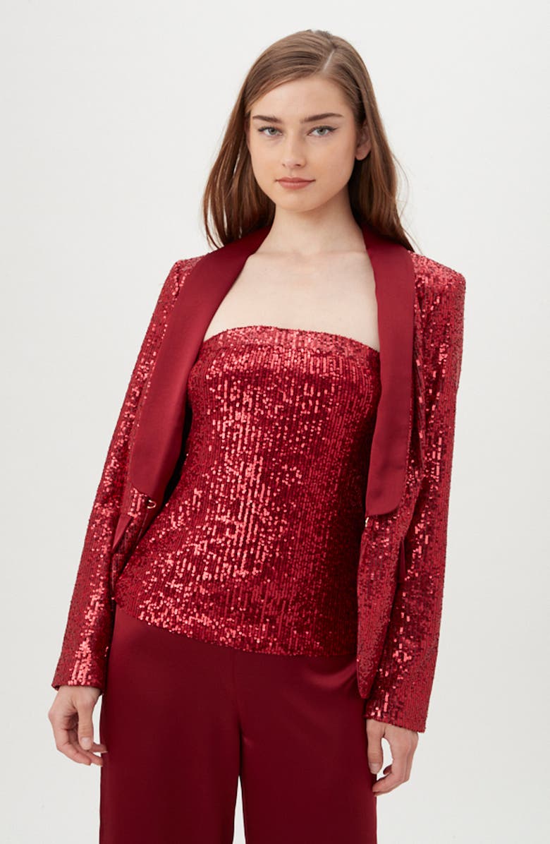 Trina Turk Al Sequin Blazer, Alternate, color, 