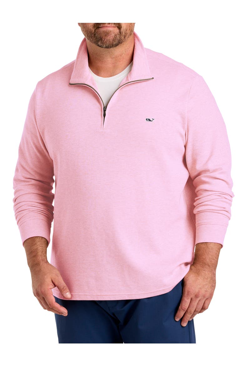 Saltwater 1/4-Zip Pullover, Main, color, PINK CLOUD SOLID