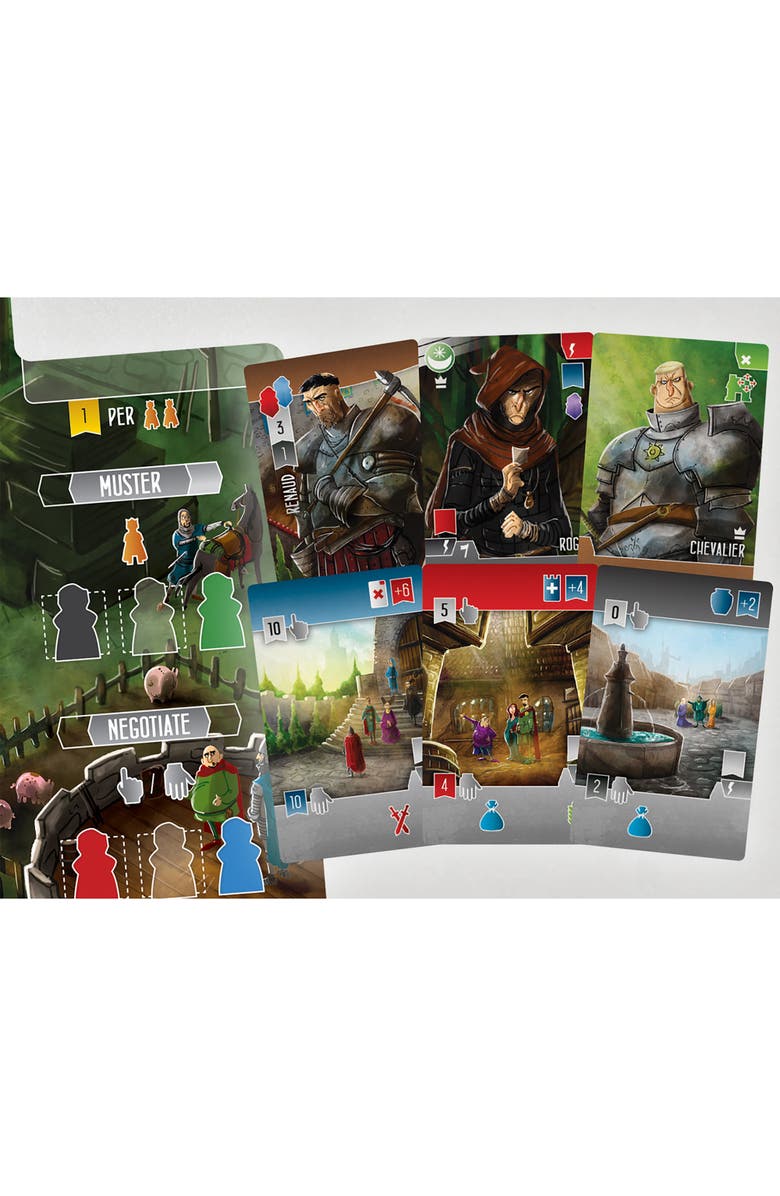 Renegade Game Studios Paladins of the West Kingdom City of Crowns, Alternate, color,