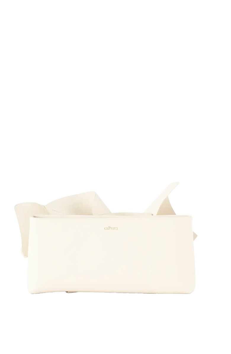 Esthera Midnight Bloom Leather Clutch, Alternate, color, Sand