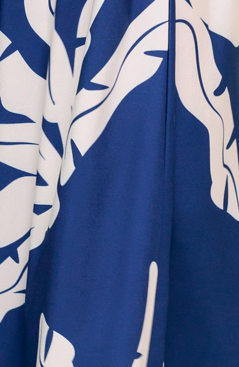 FLYING TOMATO Strapless Jumpsuit, Alternate, color, Navy/ White