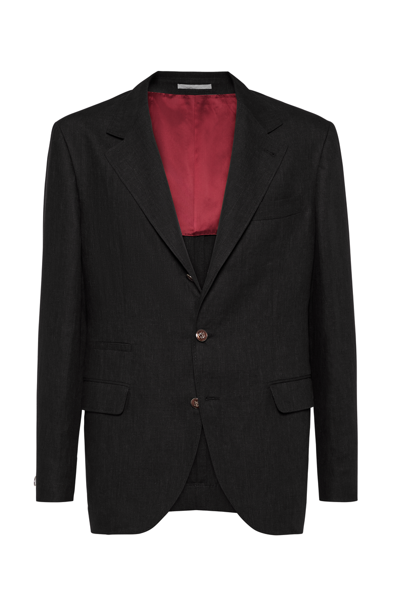 Brunello Cucinelli Linen unconstructed blazer, Main, color,